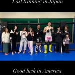 Last training in Japan / Good luck in America